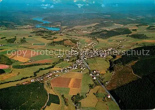 AK / Ansichtskarte Allendorf_Sauerland Fliegeraufnahme mit Sorpetalsperre Allendorf_Sauerland