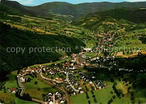 AK / Ansichtskarte Oberharmersbach Fliegeraufnahme Oberharmersbach