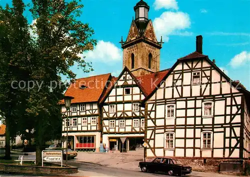 AK / Ansichtskarte Korbach Marktplatz und Kilianskirche Korbach