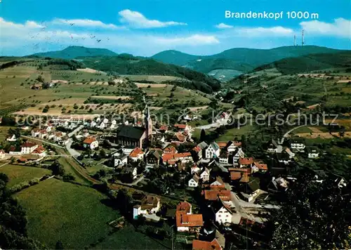 AK / Ansichtskarte Oberharmersbach Fliegeraufnahme Oberharmersbach