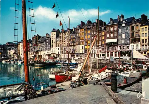 AK / Ansichtskarte Honfleur Quai Sainte Catherine Hafen Honfleur