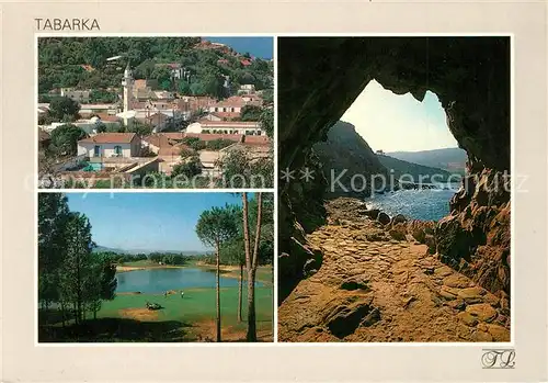 AK / Ansichtskarte Tabarka Hoehle Seepartie Kirche Tabarka