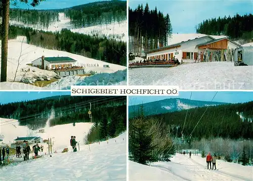 AK / Ansichtskarte Aigen_Schlaegl Skigebiet Hochficht Sessellift Aigen Schlaegl