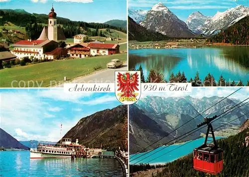 AK / Ansichtskarte Achenkirch Gasthof Post Seilbahn Achensee Achenkirch