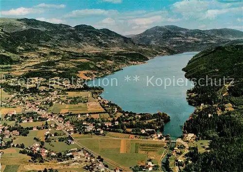 AK / Ansichtskarte Seeboden_Millstaettersee Fliegeraufnahme Seepartie Seeboden_Millstaettersee