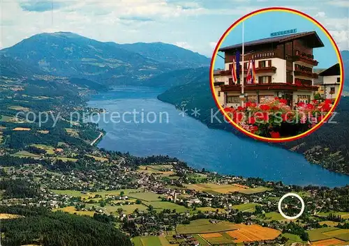 AK / Ansichtskarte Seeboden_Millstaettersee Fliegeraufnahme Hotel %re Moserhof Seeboden_Millstaettersee