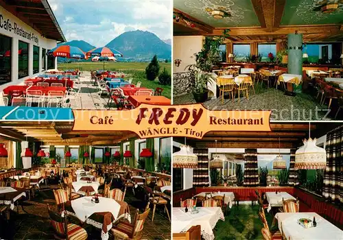 AK / Ansichtskarte Waengle Cafe Fredy Restaurant Waengle