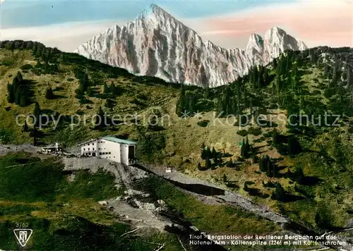AK / Ansichtskarte Reutte_Tirol Bergstation der Bergbahn auf Hoefener Alm Koellenspitze Reutte Tirol