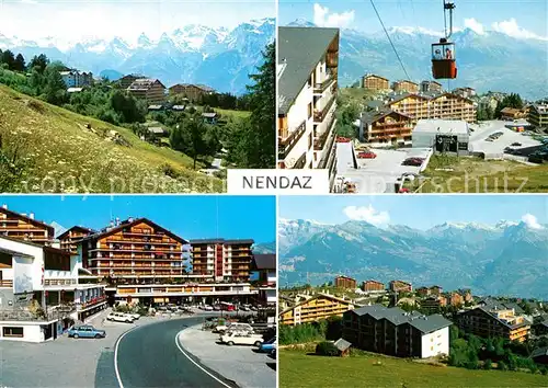 AK / Ansichtskarte Nendaz Teilansichten Wintersportplatz Bergbahn Alpenpanorama Nendaz