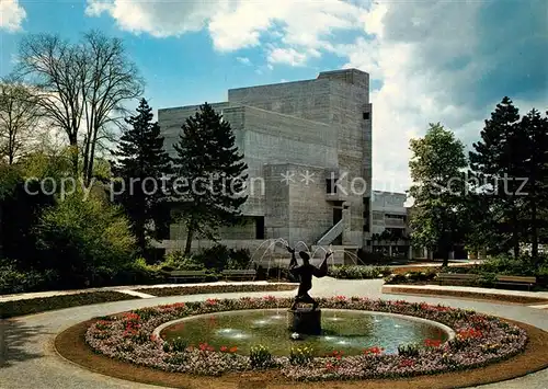 AK / Ansichtskarte St_Gallen_SG Stadttheater Brunnen Der Zauberer Stadtpark St_Gallen_SG