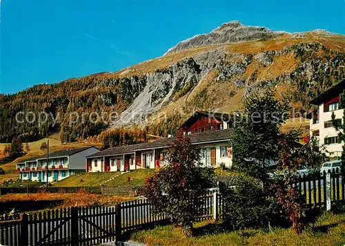 AK / Ansichtskarte Samedan Ferienhaeuser Alpen Samedan