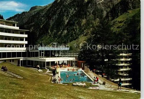 AK / Ansichtskarte Bad_Vals_GR Thermalschwimmbad Wellenbad Kurhotels Bad_Vals_GR