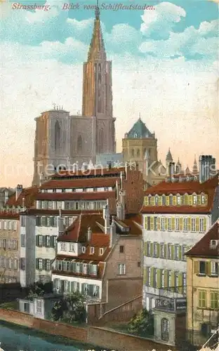 AK / Ansichtskarte Strassburg_Elsass Schiffleutstaden Strassburg Elsass