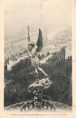 AK / Ansichtskarte Lyon_France Archange Saint Michael  Lyon France