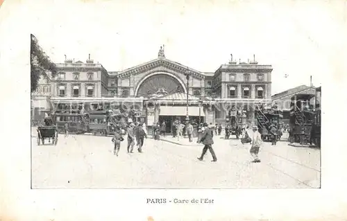 AK / Ansichtskarte Paris Gare de l Est Paris