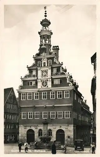 AK / Ansichtskarte Esslingen_Neckar Rathaus Esslingen Neckar