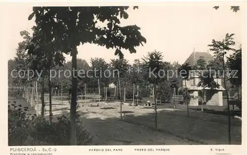 AK / Ansichtskarte Puigcerda Passeig del Parc Puigcerda