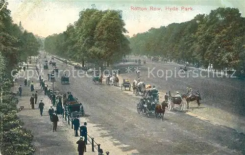 AK / Ansichtskarte London Rotton Row Hyde Park London