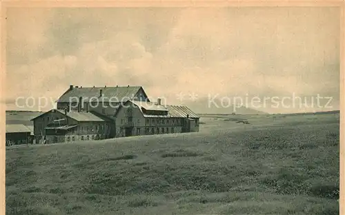 AK / Ansichtskarte Wiesenbaude_Riesengebirge Schneekoppe Wiesenbaude Riesengebirge