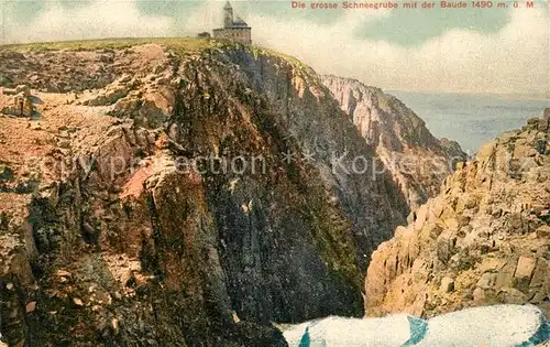 AK / Ansichtskarte Schneegrubenbaude Grosse Schneegrube Schneegrubenbaude