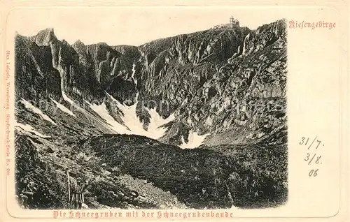 AK / Ansichtskarte Schneegruben Schneegrubenbaude  Schneegruben