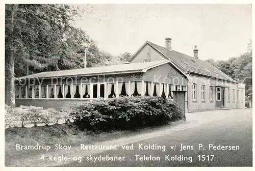 AK / Ansichtskarte Kolding Bramdrup Skov Restaurant Kolding