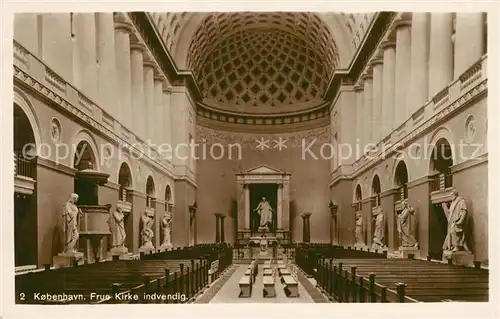 AK / Ansichtskarte Kobenhavn Frue Kirke Altarraum Kobenhavn