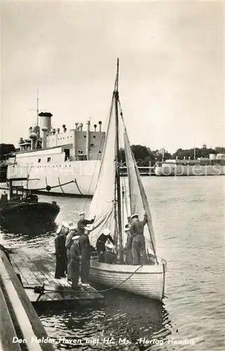 AK / Ansichtskarte Den_Helder Hafen MS Hertag Hendrik  Den_Helder