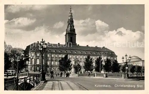 AK / Ansichtskarte Kobenhavn Christiansborg Slot Kobenhavn