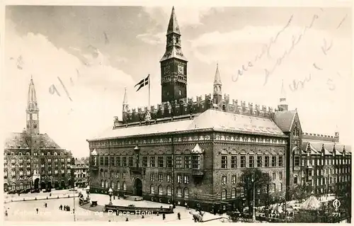 AK / Ansichtskarte Kobenhavn Raadhuset Palace Hotel Kobenhavn