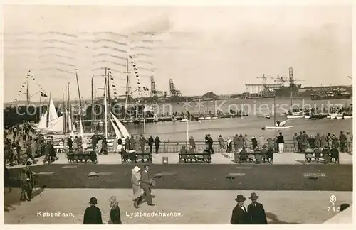 AK / Ansichtskarte Kobenhavn Lystbaadehavnen Kobenhavn