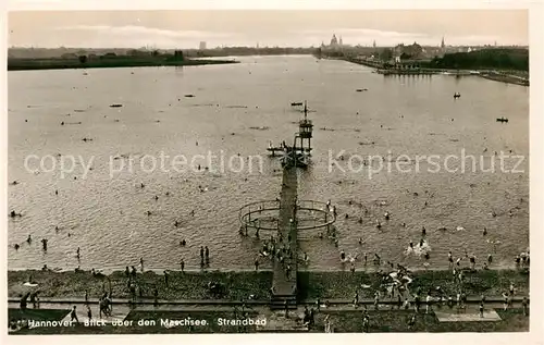 AK / Ansichtskarte Hannover Maschsee Strandbad Hannover