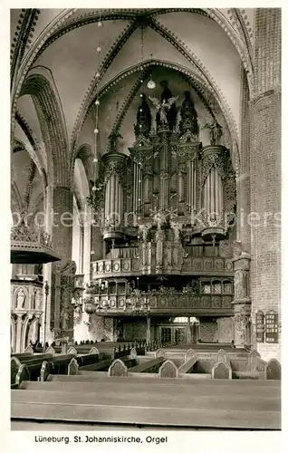 AK / Ansichtskarte Lueneburg Sankt Johanniskirche Orgel Lueneburg