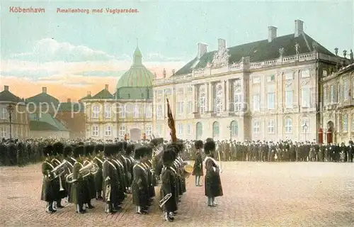 AK / Ansichtskarte Kobenhavn Amalienborg Vagtparaden Kobenhavn