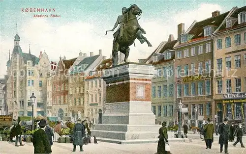 AK / Ansichtskarte Kobenhavn Absalons Statue Kobenhavn