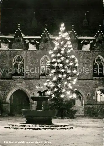 AK / Ansichtskarte Goslar Markt Weihnachten Goslar