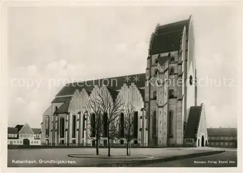 AK / Ansichtskarte Kobenhavn Grundtvigskirken Kobenhavn