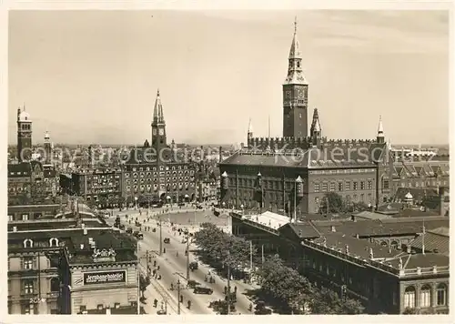 AK / Ansichtskarte Kobenhavn Raadhuspladsen Kobenhavn