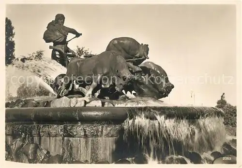 AK / Ansichtskarte Kopenhagen Gefionspringrandet Kopenhagen