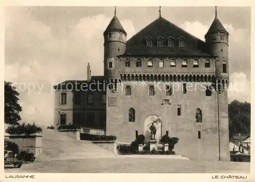 AK / Ansichtskarte Lausanne_VD Chateau Lausanne VD