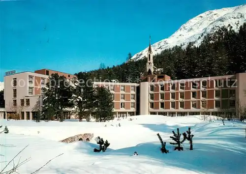 AK / Ansichtskarte St_Moritz_GR Heilbadzentrum Wintersportplatz Alpen St_Moritz_GR