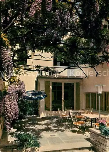 AK / Ansichtskarte Ascona_Lago_Maggiore Hotel Riposo Terrasse Ascona_Lago_Maggiore