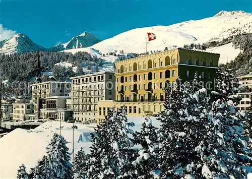 AK / Ansichtskarte St_Moritz_GR Kulm Hotels Wintersportplatz Alpen St_Moritz_GR