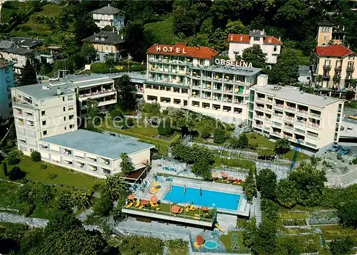 AK / Ansichtskarte Orselina_TI Hotel Orselina Fliegeraufnahme Orselina TI