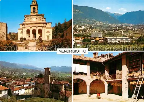 AK / Ansichtskarte Mendrisio Chiesa Arcipretate Besazio Novazzano Mendrisio