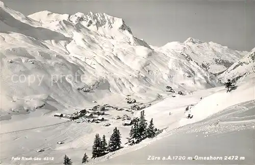 AK / Ansichtskarte Zuers_Arlberg Winterlandschaft Zuers Arlberg