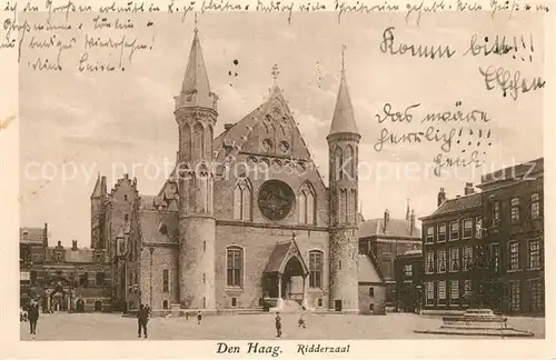 AK / Ansichtskarte Den_Haag Ridderzaal Den_Haag