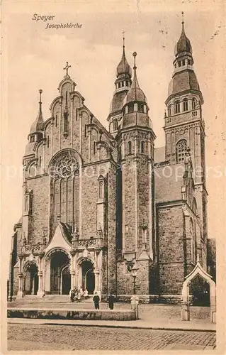 AK / Ansichtskarte Speyer_Rhein Josephskirche Speyer Rhein