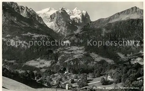 AK / Ansichtskarte Hasliberg Goldern Wetterhorngruppe Hasliberg