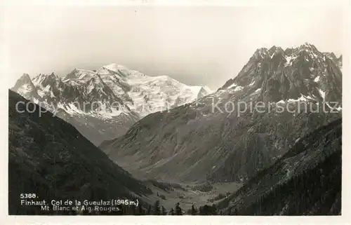 AK / Ansichtskarte Finhaut Col de la Gueulaz Finhaut